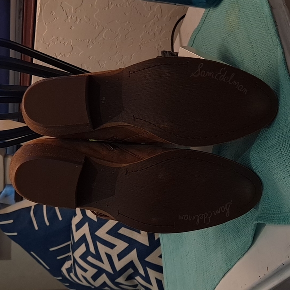 Sam Edelman Leather Ankle Boots - Picture 9 of 16